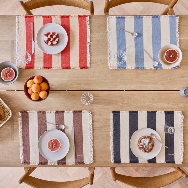 Tovagliette in set in cotone organico 2 pz 36x48 cm Toppu – OYOY Living Design