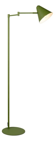 Lampada da terra verde con struttura flessibile (altezza totale 126,5 cm) Cosima – Trio