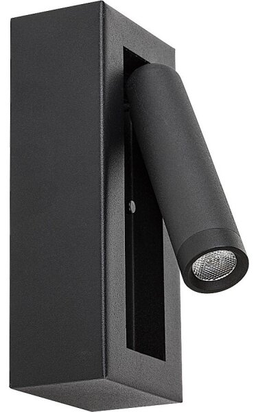 Rabalux 71285 - Luce Spot da parete a LED GELLO LED/4W/230V nero