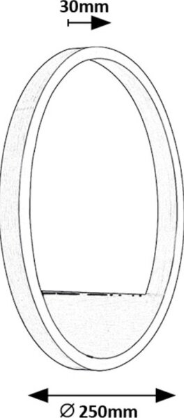 Rabalux 71312 - Applique a LED THRAC LED/15W/230V cromo opaco