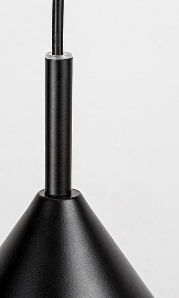 Rabalux 72007 - Lampadario a cavo JAROD 1xE27/40W/230V nero