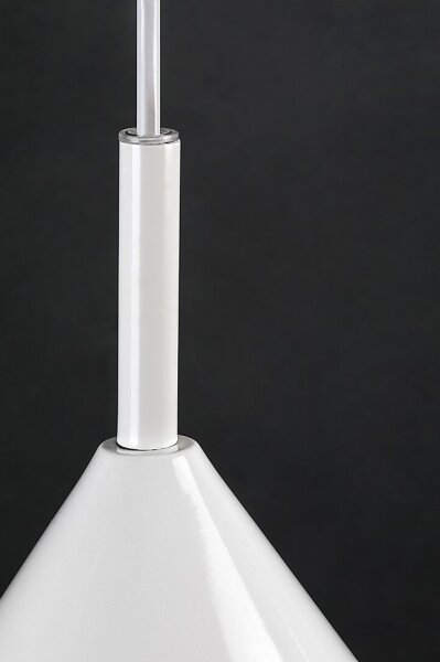 Rabalux 72008 - Lampadario a cavo JAROD 1xE27/40W/230V bianco
