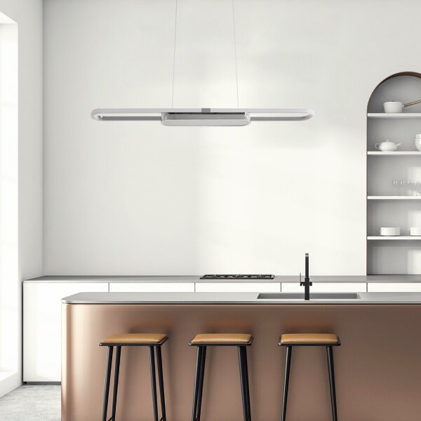 Rabalux 72031 - Lampadario LED a sospensione con filo CONTESSA LED/48W/230V 4000K cromo
