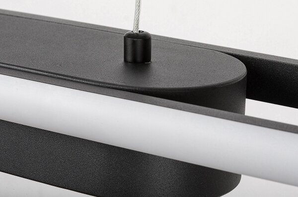 Rabalux 72030 - Lampadario LED a sospensione con filo CONTESSA LED/48W/230V 4000K nero
