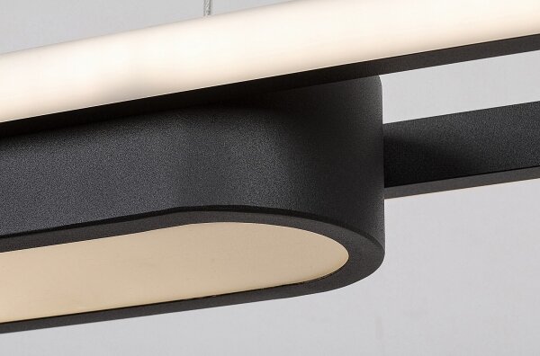 Rabalux 72030 - Lampadario LED a sospensione con filo CONTESSA LED/48W/230V 4000K nero