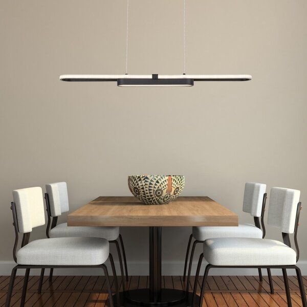 Rabalux 72030 - Lampadario LED a sospensione con filo CONTESSA LED/48W/230V 4000K nero