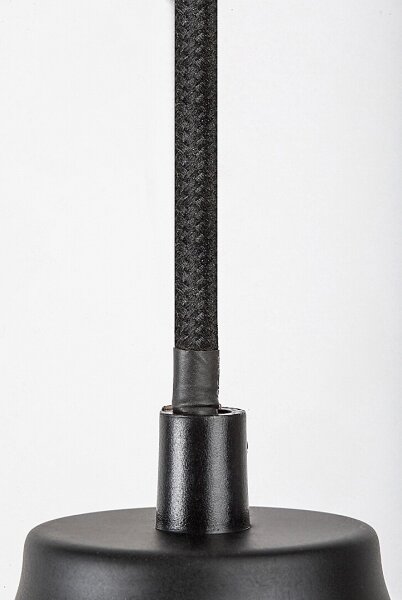 Rabalux 72034 - Lampadario a sospensione con filo SVENS 1xE27/60W/230V nero/arancione