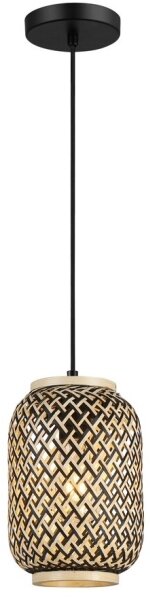 Rabalux 72091 - Lampadario ADALLA 1xE27/40W/230V in rattan su cavo