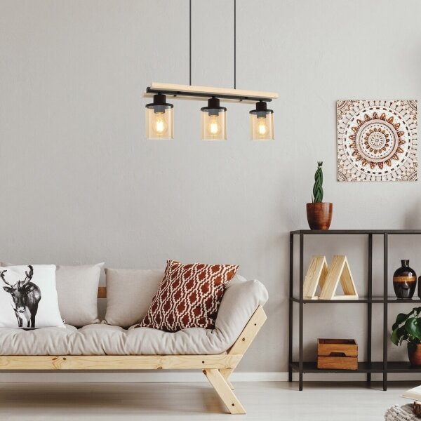 Rabalux 72083 - Lampadario a cavo NIYLAH 3xE27/25W/230V