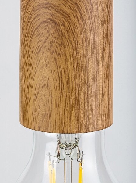 Rabalux 72075 - Lampadario DOLLIEN 5xE27/60W/230V, design ragno, faggio
