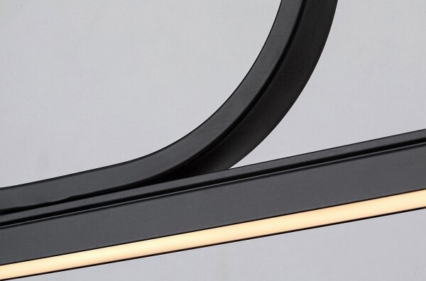 Rabalux 72127 - Lampadario LED a sospensione con filo ELIA LED/25W/230V 3000K nero