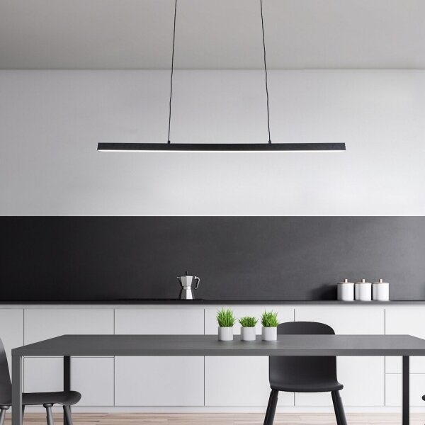 Rabalux 72128 - Lampadario LED a sospensione con filo TARIQ LED/30W/230V 4000K nero
