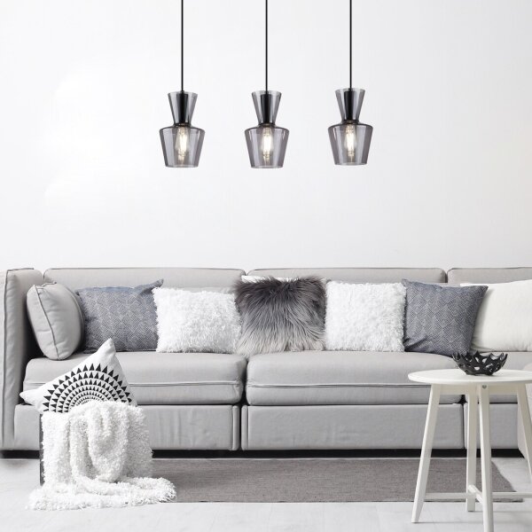 Rabalux 72163 - Lampadario a sospensione con filo ABRA 3xE27/60W/230V