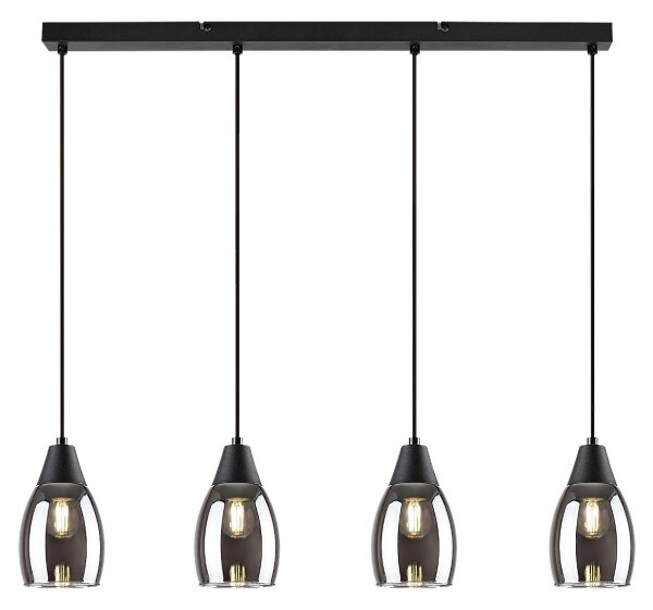 Rabalux 72184 - Lampadario a sospensione con filo ILMARI 4xE27/15W/230V