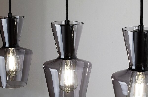 Rabalux 72163 - Lampadario a sospensione con filo ABRA 3xE27/60W/230V