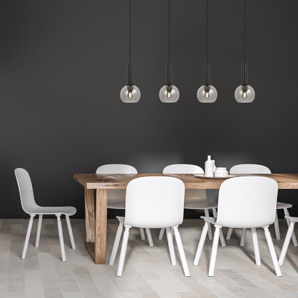 Rabalux 72174 - Lampadario a sospensione con filo CENTIO 4xE27/40W/230V