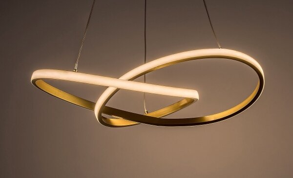 Rabalux 72215 - Lampadario LED a sospensione con filo CASTIEL LED/36W/230V 3000K oro