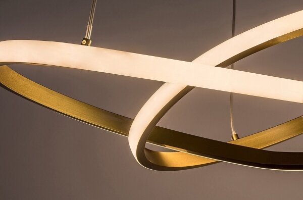 Rabalux 72215 - Lampadario LED a sospensione con filo CASTIEL LED/36W/230V 3000K oro