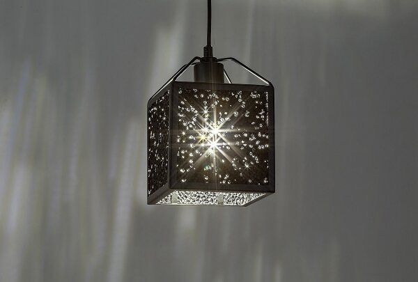 Rabalux 72217 - Lampadario a sospensione con filo SAMILO 1xE27/40W/230V nero