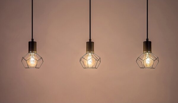 Rabalux 72242 - Lampadario a sospensione con filo FRAN 3xE27/40W/230V