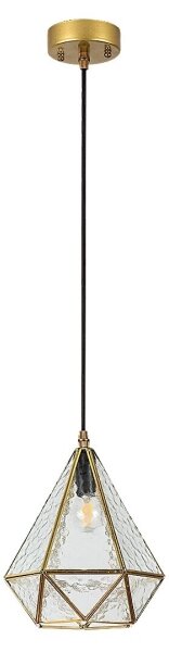 Rabalux 72245 - Lampadario a sospensione con filo NORAH 1xE14/40W/230V oro