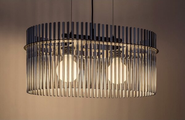 Rabalux 72262 - Lampadario a sospensione con filo INESA 2xE27/40W/230V