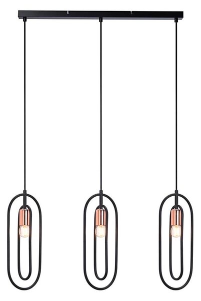Rabalux 72264 - Lampadario a sospensione con filo ROVIER 3xE27/40W/230V