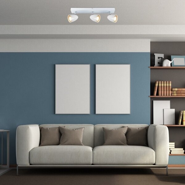 Rabalux 73020 - Faretto PERICO 3xGU10/5W/230V bianco