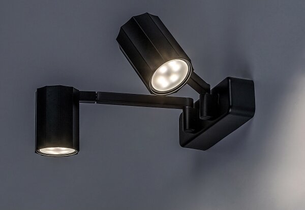 Rabalux 73028 - Faretto da parete KARTER 2xGU10/5W/230V