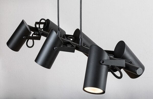 Rabalux 73045 - Lampadario a sospensione con filo MAXIMILIAN 6xGU10/25W/230V