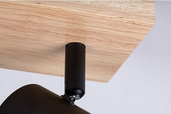 Rabalux 73123 - Plafoniera TORAS 3xGU10/5W/230V rovere