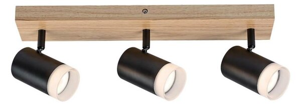 Rabalux 73123 - Plafoniera TORAS 3xGU10/5W/230V rovere