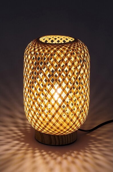 Rabalux 74016 - Lampada da tavolo ALINAFE 1xE14/25W/230V rattan