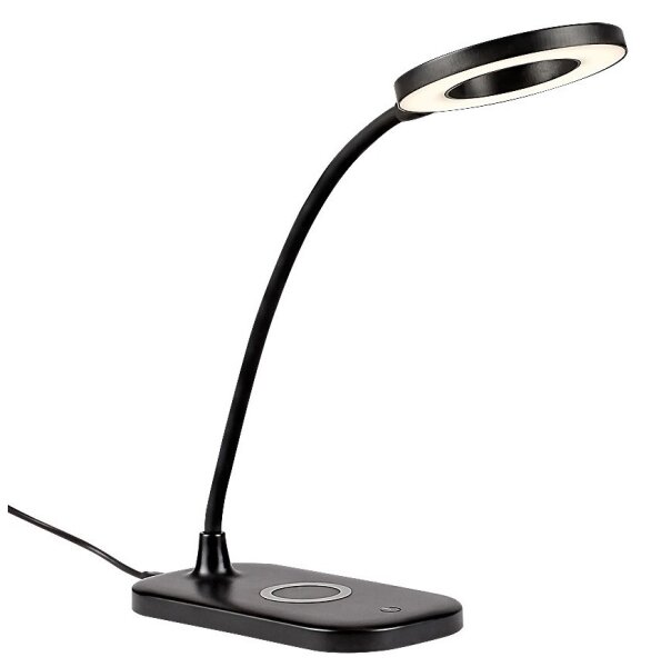 Rabalux 74013 - Lampada da tavolo LED dimmerabile con funzione Touch HARDIN LED/5W/5V nero