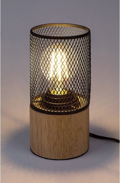 Rabalux 74040 - Lampada da tavolo CALLUM 1xE27/25W/230V faggio