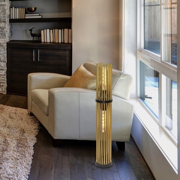 Rabalux 74022 - Lampada con piedistallo ROXAS 2xE27/40W/230V