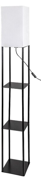 Rabalux 74191 - Lampada con piedistallo con un poličkami BRONN 1xE27/40W/230V