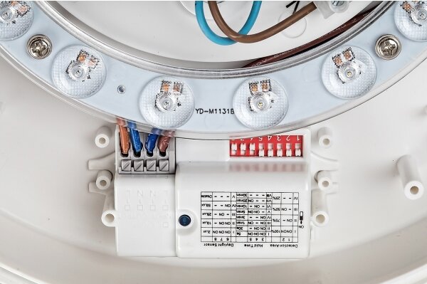 Rabalux 75012 - Plafoniera LED con sensore LARCIA LED/19W/230V IP44 bianco