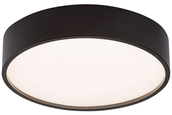 Rabalux 75009 - Plafoniera LED LARCIA LED/18W/230V IP44 4000K nero