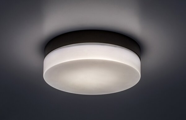 Rabalux 75026-Plafoniera LED da bagno GAELO LED/18W/230V diametro 28 cm nero