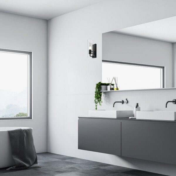 Rabalux 75027 - Applique da bagno TEODORO 1xE14/12W/230V IP44 nero