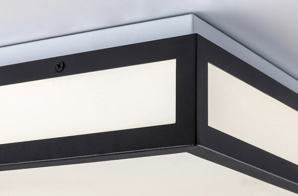 Rabalux 75031 - Plafoniera LED da bagno ZOYA LED/18W/230V IP44 nera