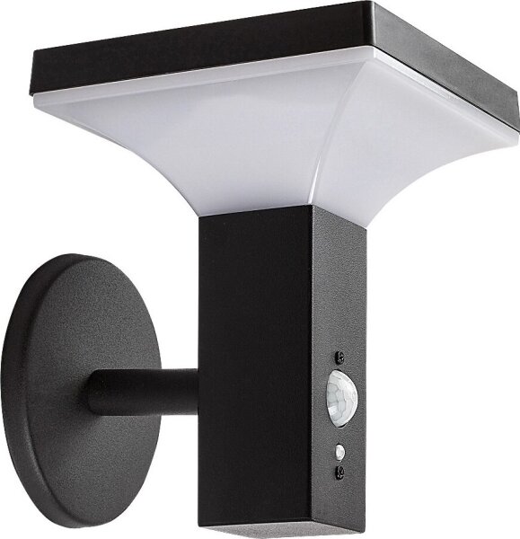 Rabalux 77044 - Lampada solare da parete GELEEN LED/4W/230V IP44 nero