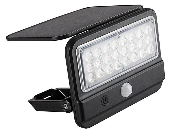 Rabalux 77040 - Lampada da parete solare LED FLAXTON LED/7W/3,7V IP54 nera