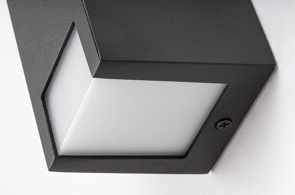Rabalux 77054 - Applique da esterno CERNON 1xGU10/7W/230V IP44 nero