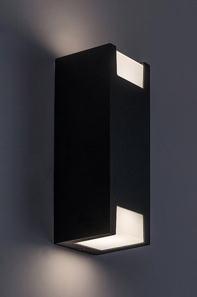 Rabalux 77055 - Applique da esterno CERNON 2xGU10/7W/230V IP44 nero