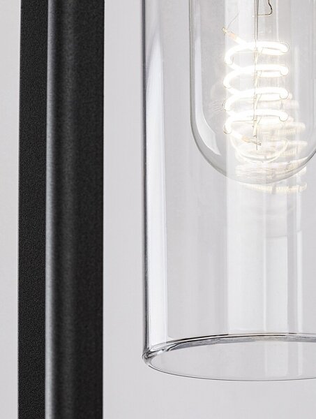 Rabalux 77085 - Applique da esterno ZERNEST 1xE27/15W/230V IP54 nero