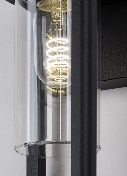 Rabalux 77086 - Applique da esterno ZERNEST 1xE27/15W/230V IP54 nero