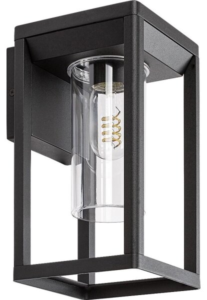 Rabalux 77085 - Applique da esterno ZERNEST 1xE27/15W/230V IP54 nero
