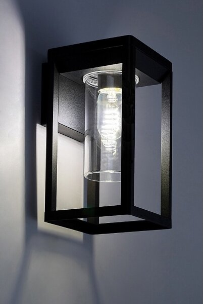 Rabalux 77085 - Applique da esterno ZERNEST 1xE27/15W/230V IP54 nero